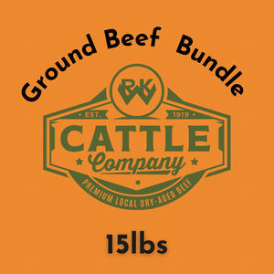 Ground Beef Bundle 15 lbs - Wyeth Farms Beef